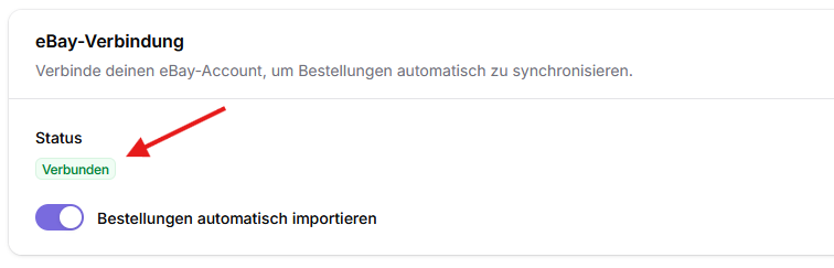 ebay verbunden